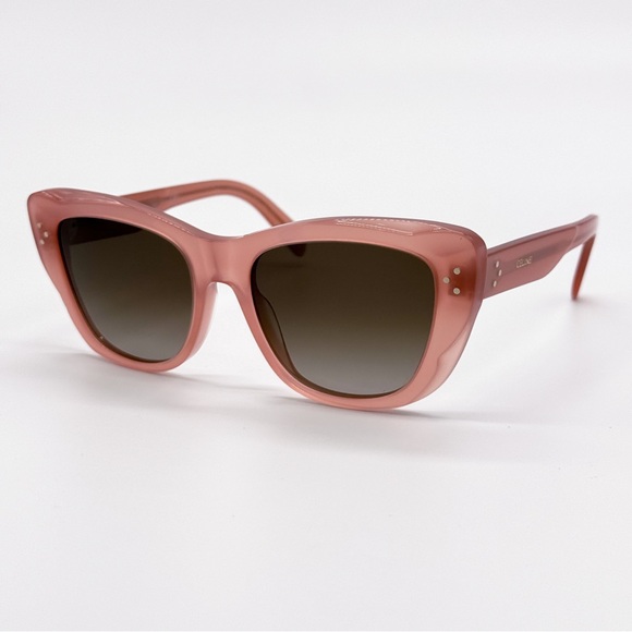 NEW CELINE CL40199I 74K SUNGLASSES BUTTERFLY PINK GREY WOMEN CELINE EYEWEAR - Picture 4 of 9